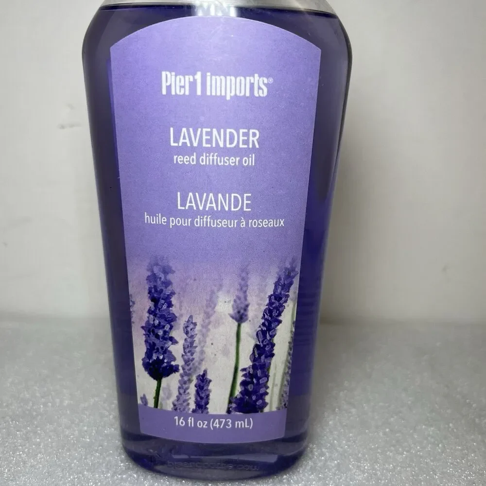 Pier 1 Imports Lavender Reed Diffuser Oil 16 fl oz Scented Liquid Discontinued